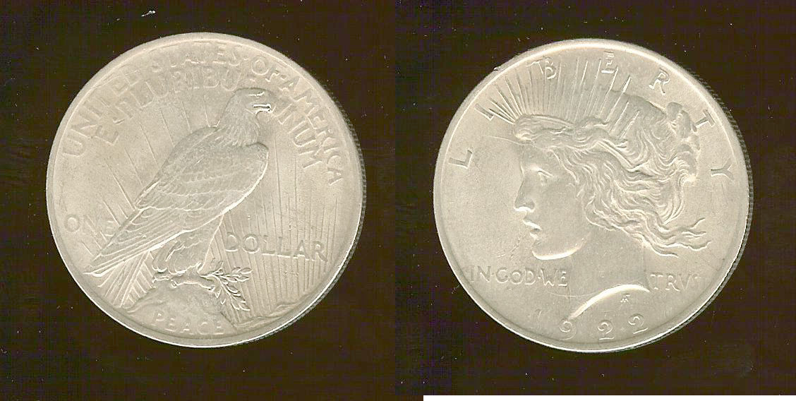 USA $1 1922 EF